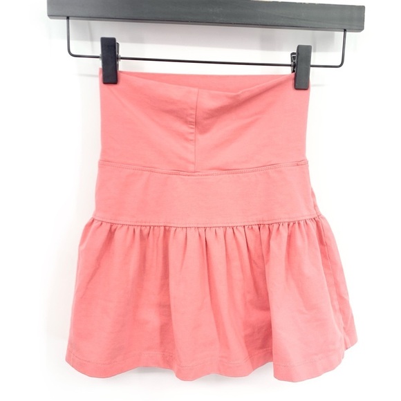 Hanna Andersson Girls 100 Size 4 Skort Mini Skirt Shorts Liner Pink Pull On - Picture 3 of 7